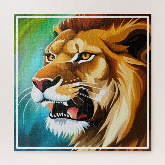 Roaring Lion Side Posed Portrait-57566 (Vertikal)