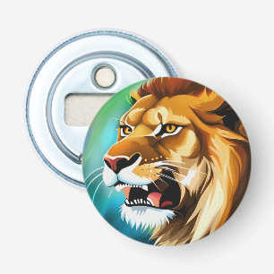 Roaring Lion Side Posed Portrait-57566 Flaschenöffner