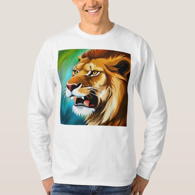 Roaring Lion Side Posed Portrait-57566 T-Shirt (Vorderseite)