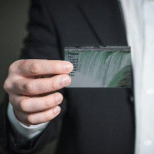 Roaring Niagara Falls Landschaft Visitenkarte