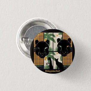Roaring Pumas Hearts Button