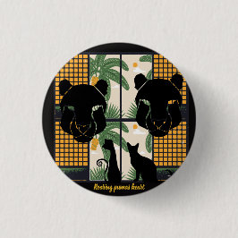 Roaring Pumas Hearts Button