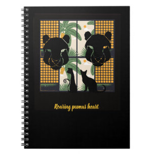 Roaring Pumas Hearts Notizblock
