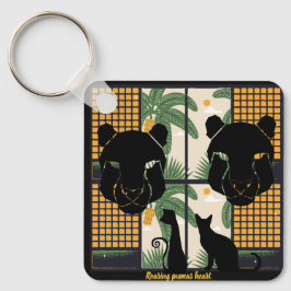 Roaring Pumas Hearts Schlüsselanhänger