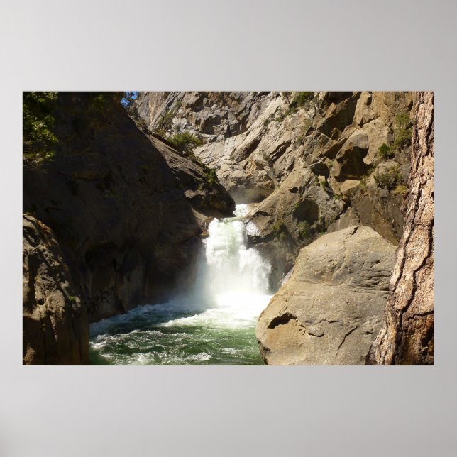 Roaring River Falls at Kings Canyon National Park Poster (Vorne)