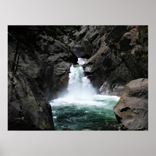 Roaring River Falls, King's Canyon, CA Poster (Vorne)