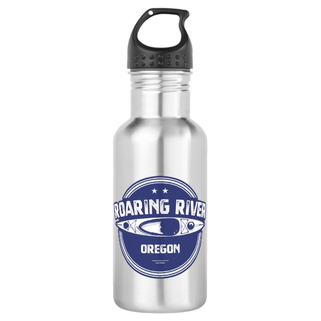 Roaring River Oregon Kayak Edelstahlflasche (Vorderseite)