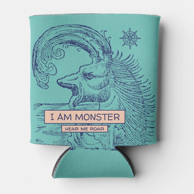 Roaring Sea Monster sind echte Wasserkühler Dosenkühler (Vorderseite)