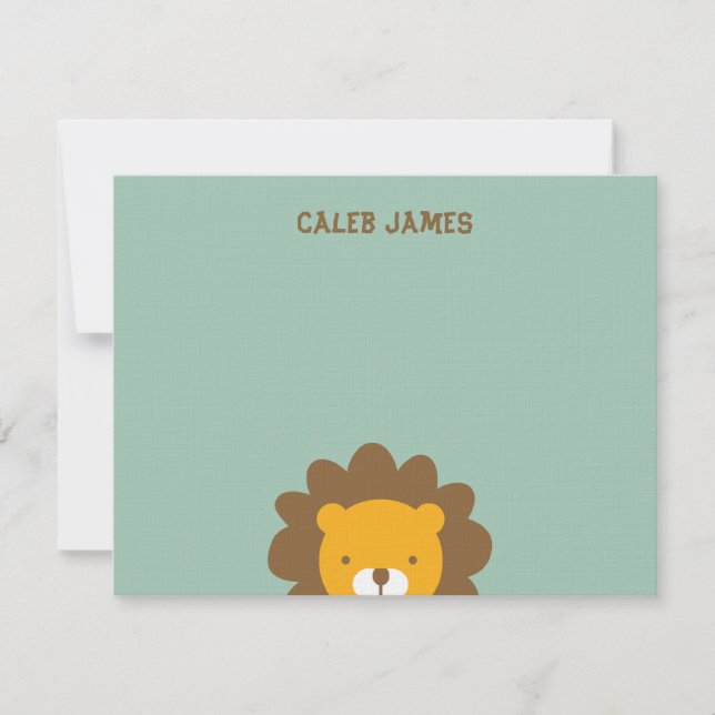 Roaring Spaß Vielen Dank Karten (Vorderseite)