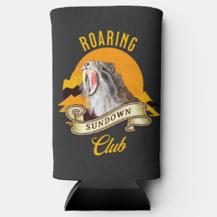 Roaring Sundown Club Saberzahntiger Selters Dosenkühler