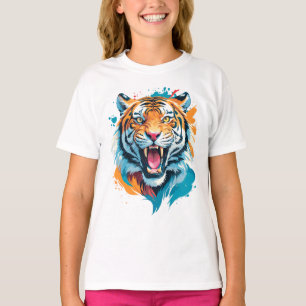 Roaring Tiger Face T-Shirt