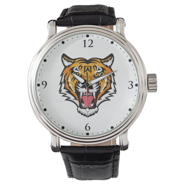 Roaring Tiger Head-25818 Armbanduhr (Vorderseite)