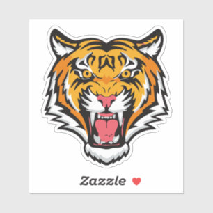 Roaring Tiger Head-25818 Aufkleber