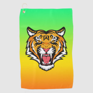 Roaring Tiger Head-25818 Golfhandtuch