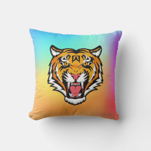 Roaring Tiger Head-25818 Kissen