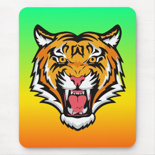 Roaring Tiger Head-25818 Mousepad (Vorne)