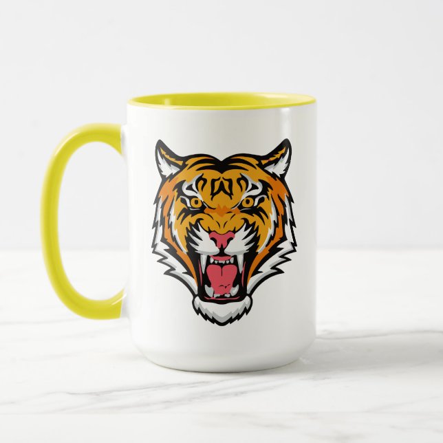 Roaring Tiger Head-25818 Tasse (Links)