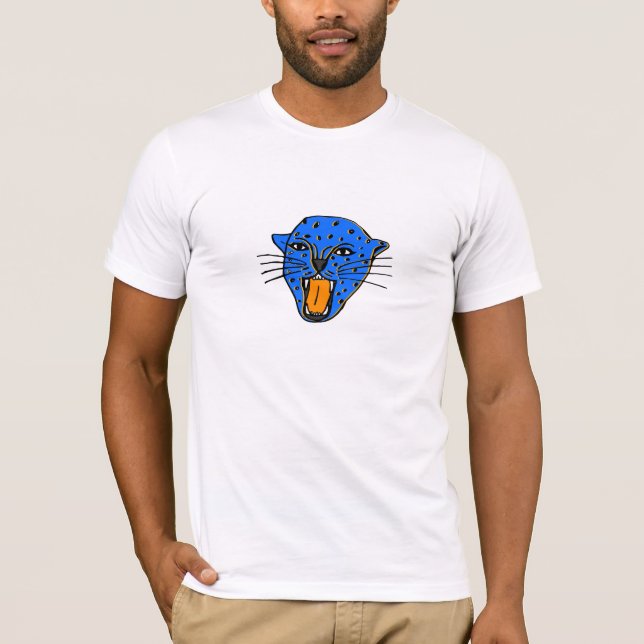 Roaring Tiger Head - Grafischer T - Shirt (Vorderseite)
