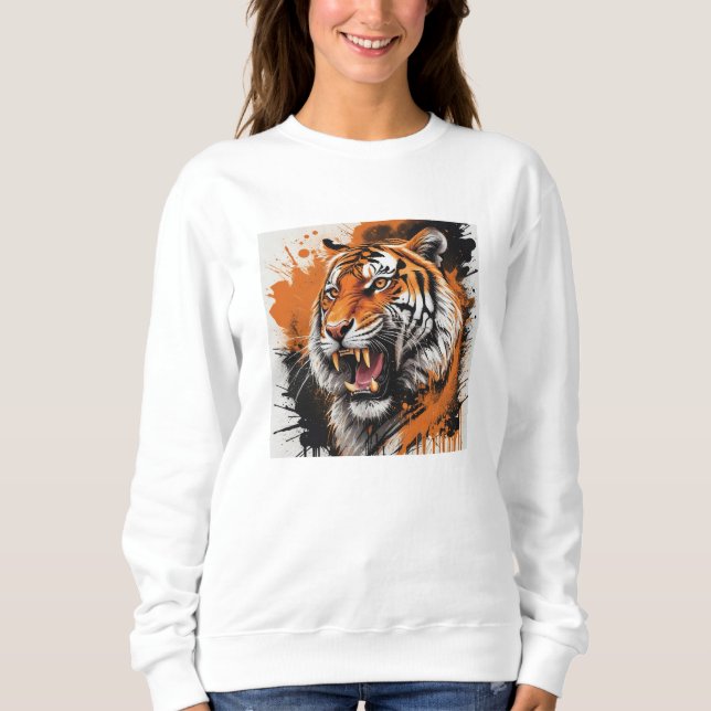 Roaring Tiger Hoodie (Vorderseite)