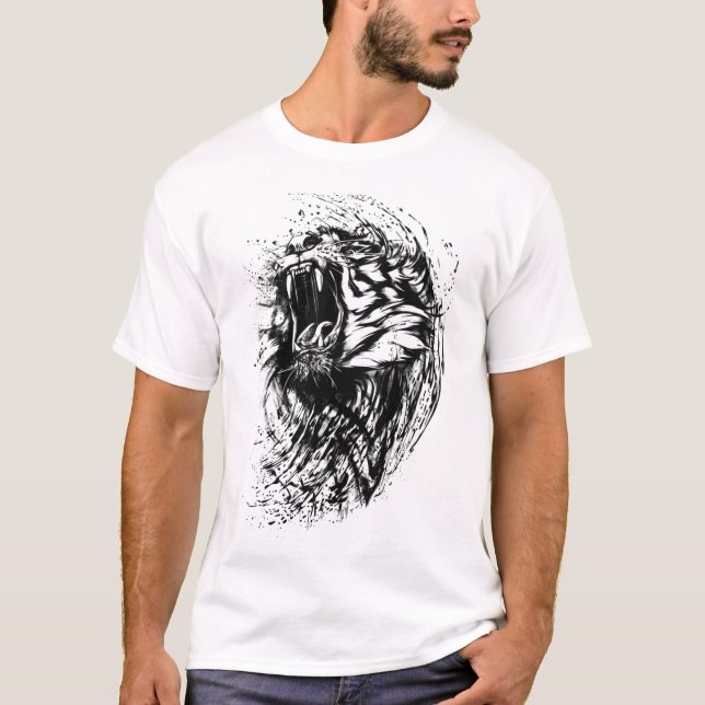 Roaring Tiger T-Shirt (Vorderseite)