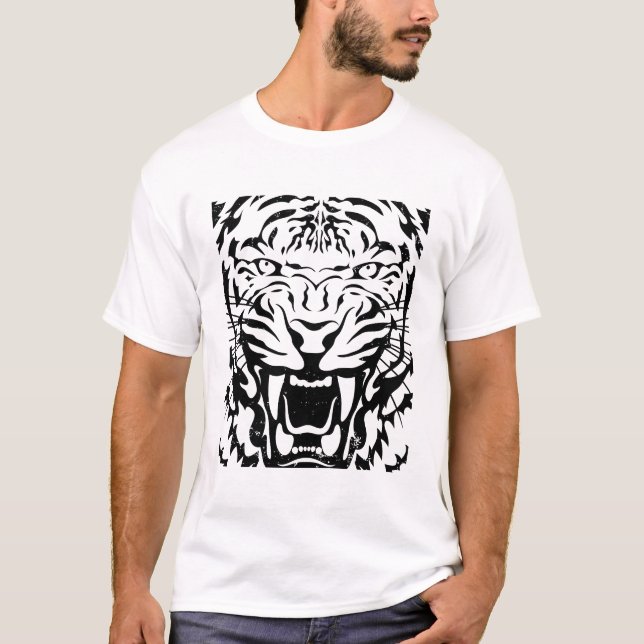 Roaring Tiger T - Shirt (Vorderseite)