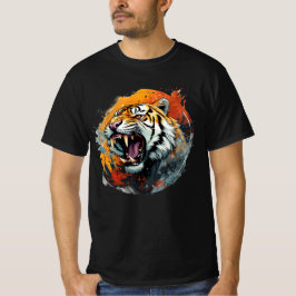 Roaring Tiger T - Shirt - Intensiv farbig