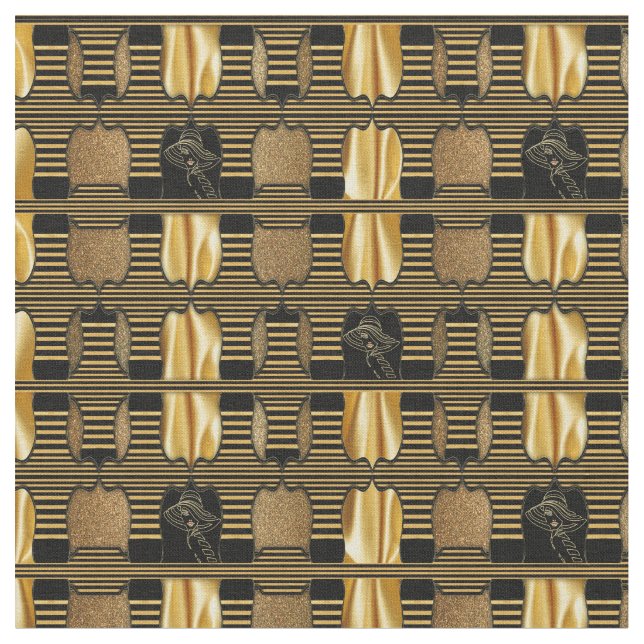 Roaring Twenties Art Deco Stoff (Nahaufnahme)