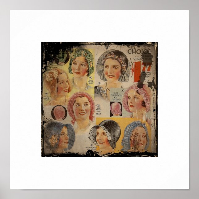 Roaring Twenties Hat-Werbung Poster (Vorne)