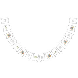 Roaring Zoo Birthday Jagdfahnen Wimpelkette