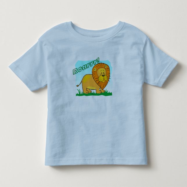 Roarrr! Löwe-Kleinkind-T - Shirt (Vorderseite)