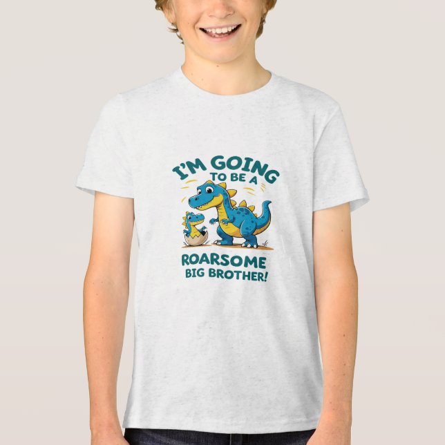 Roarsome Big Brother T - Shirt - Fun Pregnancy Ann (Vorderseite)