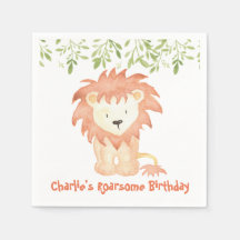 Roarsome Birthday Napkins