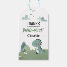 Roarsome Dino Birthday –  Geschenkanhänger