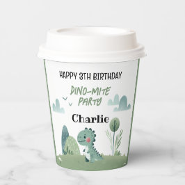 Roarsome Dino Birthday  Pappbecher