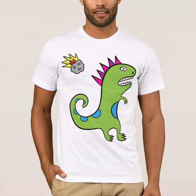 Roary le T-Rex - le T-shirt des hommes (Devant)