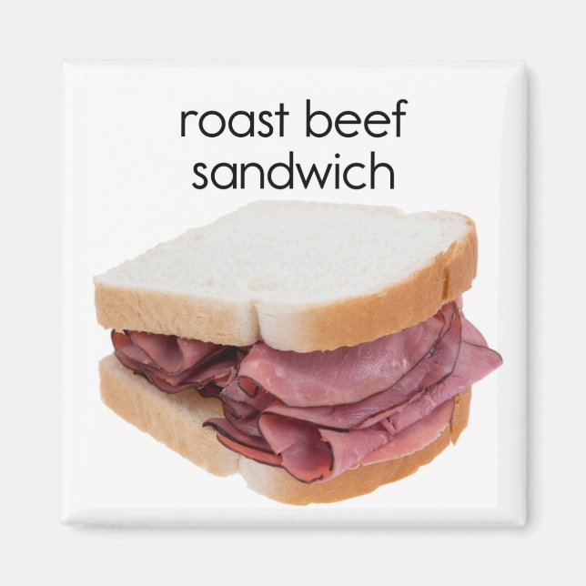 Roast Beef Sandwich Magnet (Vorne)