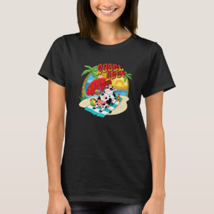 Roast Rindfleisch Kuh auf Beach Urlaub Sonne Tan K T-Shirt
