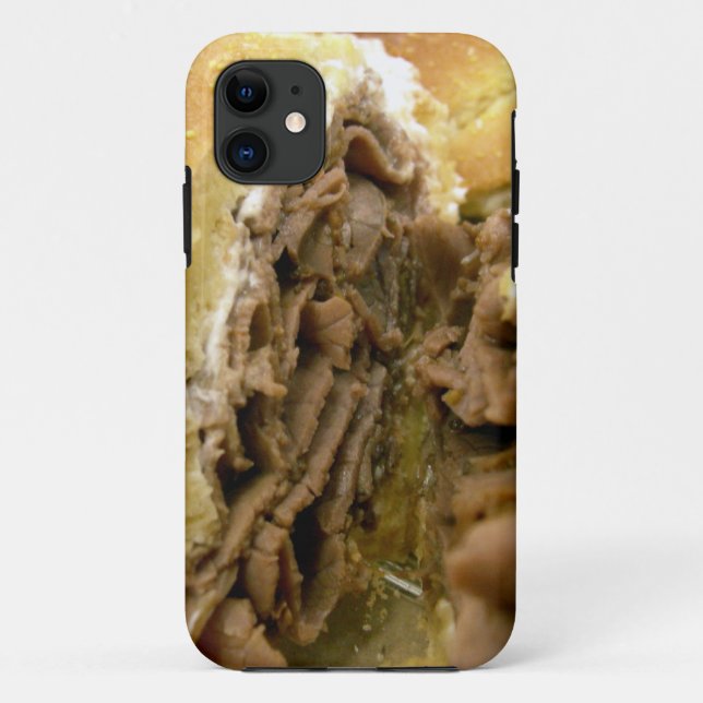 Roastbeef Sandwich mit cremigem Ziegenkäse Case-Mate iPhone Hülle (Rückseite)