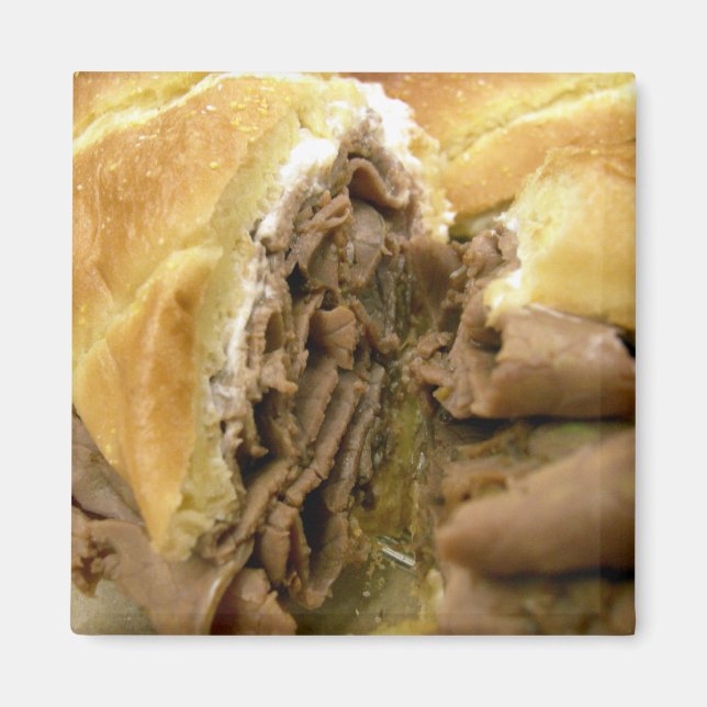Roastbeef Sandwich mit cremigem Ziegenkäse Magnet (Vorne)