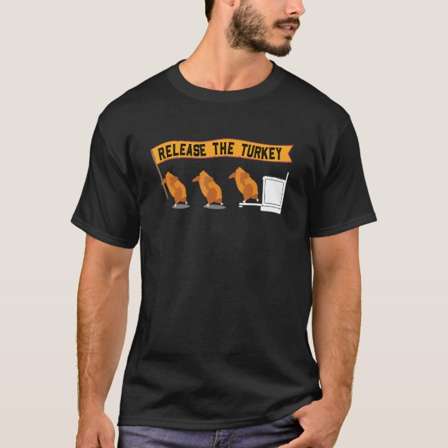 Roasted thanksgiving turkey day trot costume dinne T-Shirt (Vorderseite)