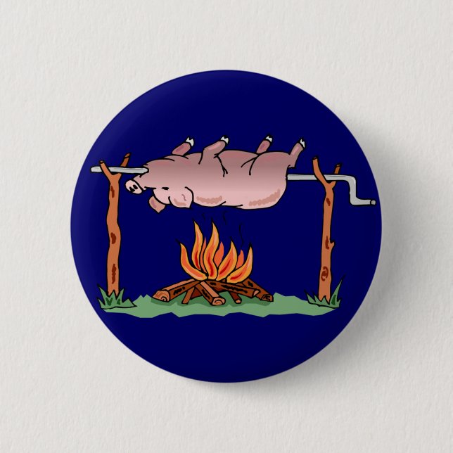 Roastschweinknopf Button (Vorderseite)