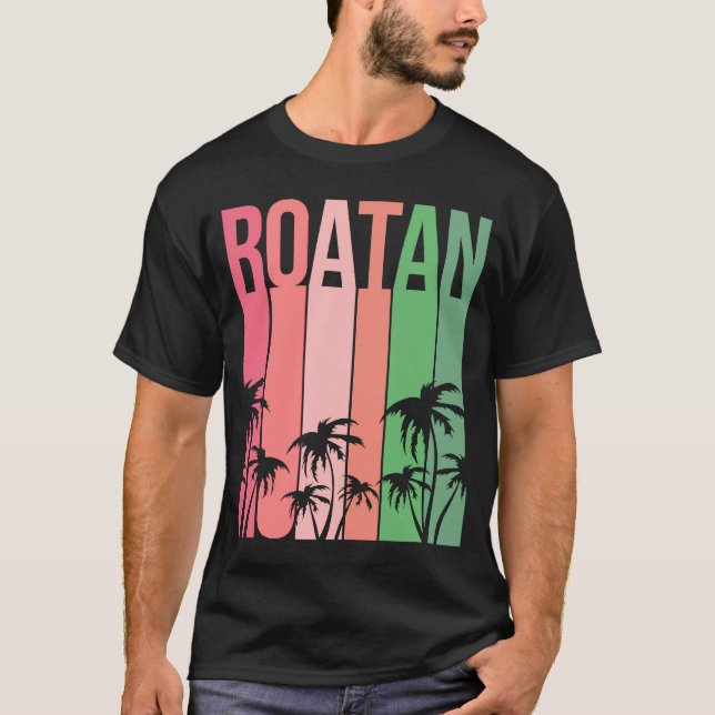 Roatan Honduras 504 Catracho Isla Catracha La Ceib T-Shirt (Vorderseite)