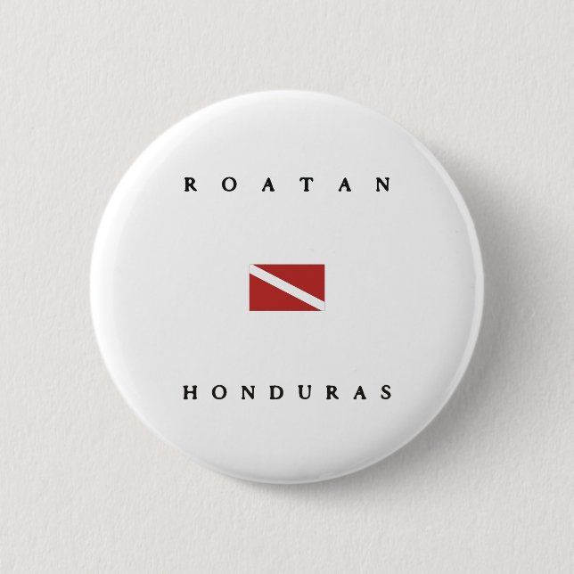 Roatan Honduras Button (Vorderseite)