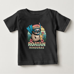 Roatan Honduras Faultier, Roatan Faultier, Roatan Baby T-shirt