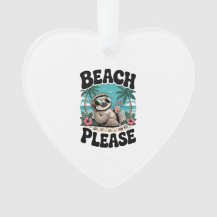 Roatan Honduras Faultier Sommer Ornament