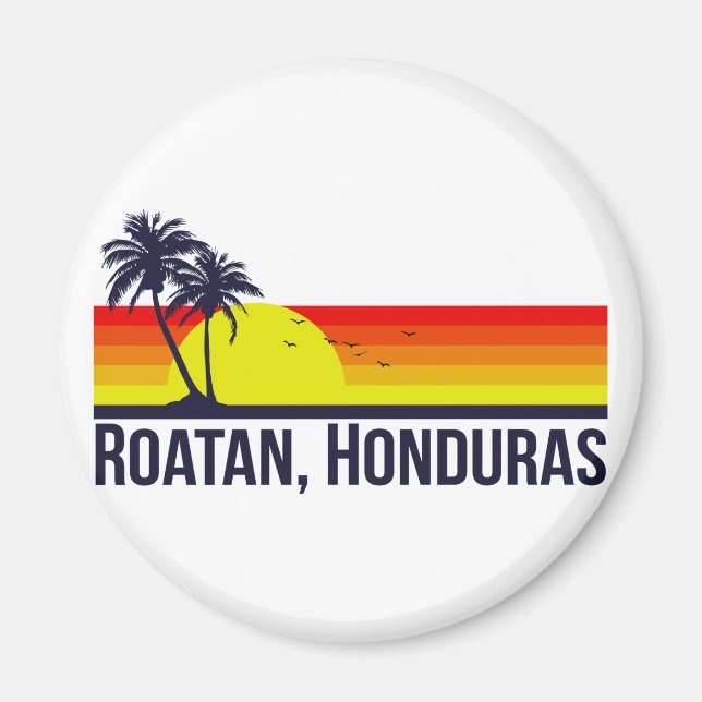 Roatan Honduras Magnet (Vorne)