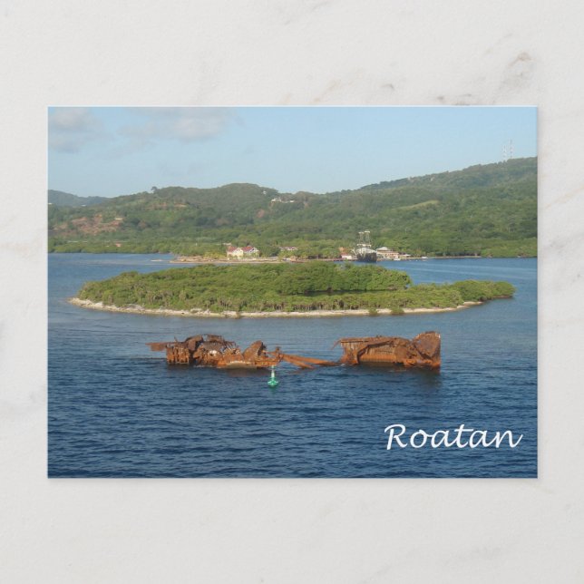 Roatan, Honduras Postkarte (Vorderseite)