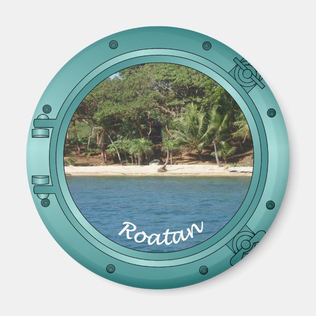 Roatan Porthole Magnet (Vorne)
