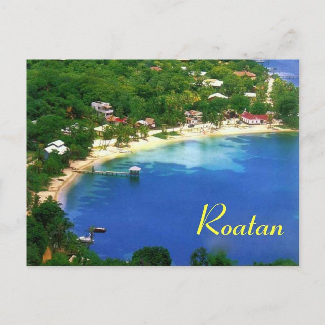 Roatan-Postkarte Postkarte (Vorderseite)