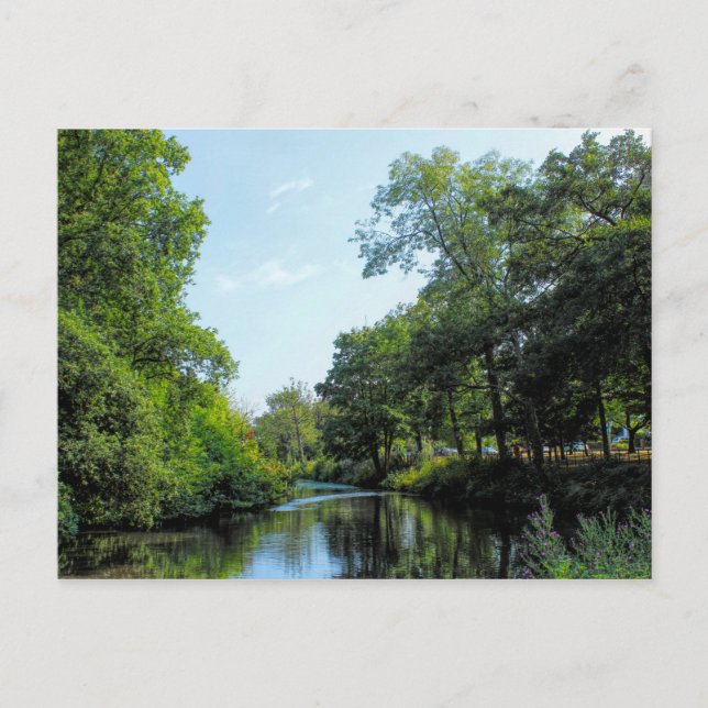 Roath Park Lake, Cardiff, Wales Postcard Postkarte (Vorderseite)